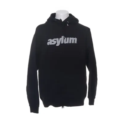 Capuchon sweater (Zwart) van Asylum Katoen, Gerecycled polyester