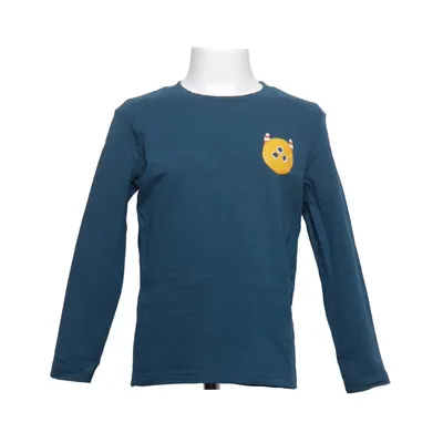 Långärmad t-shirt (Blå) från Lupilu Bomull, Elastan