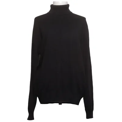 Turtleneck (Sort) fra Atlant Bomuld, Uld