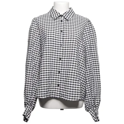 Shirt (Black, White) from Monki