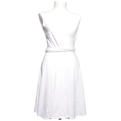 Dress (White) from Moda International Cotton, Elastane, Modal