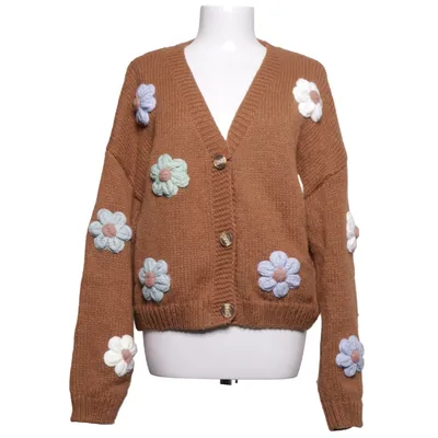 Cardigan (Brown, Multicolored) from Cider Polyester