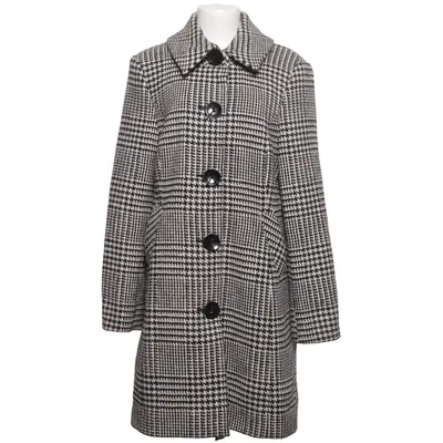 Frakke (Sort, Hvid) fra More & More Akryl, Polyester, Uld