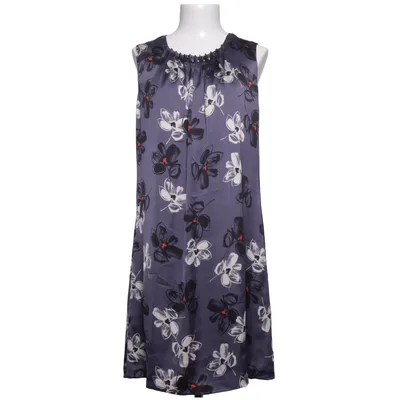Robe (Bleu, Noir, Blanc) de Clements Ribeiro Acétate, Polyester
