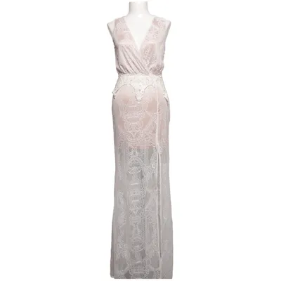 Avondjurk (Wit, Beige) van Hommage Elastaan, Polyamide, Polyester