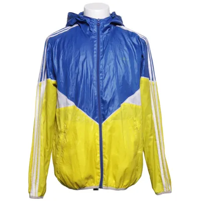 Träningsjacka (Blå, Gul, Vit) från Adidas Polyester