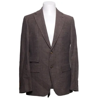 Kavaj (Brun) från Morris Heritage Bomull, Linne, Viskos, Ull