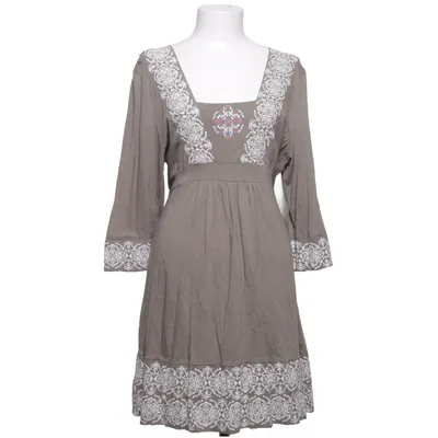 Klänning (Grå, Vit) från KappAhl Bomull, Modal