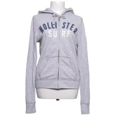 Hoodie (Gray) from Hollister Cotton, Polyester