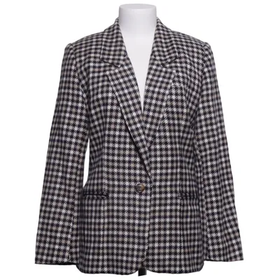 Blazer (Black, White) from Liz Claiborne Cashmere, Polyamide, Wool