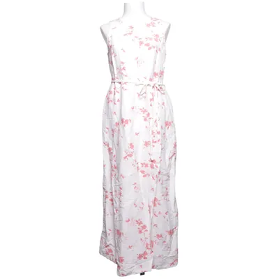 Maxikjole (Hvid, Rød) fra Lindex Linned, Viscose