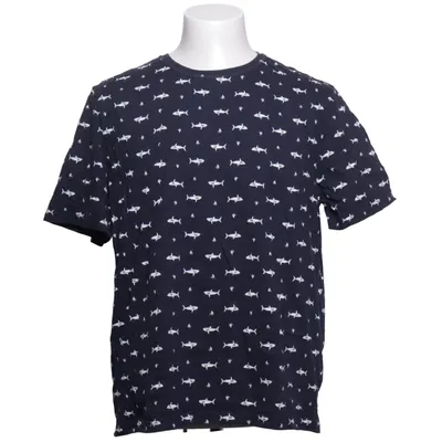T-shirt (Bleu, Blanc) de Livergy Coton
