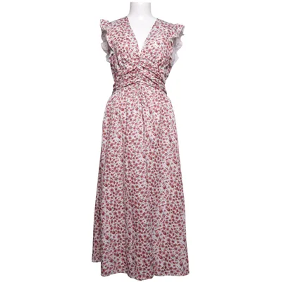 Maxi dress (White, Red) from Shein Elastane, Polyester