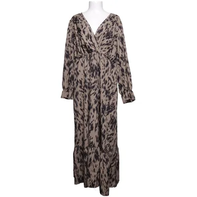 Robe longue (Beige, Noir) de Emery Rose Élasthane, Polyester