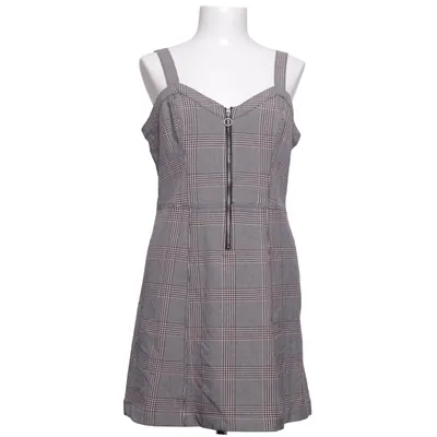 Dress (Gray, Brown) from Abercrombie & Fitch Elastane, Polyester, Viscose