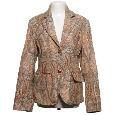 Blazer (Oranje, Groen, Bruin) van Della Citta Polyester, Viscose