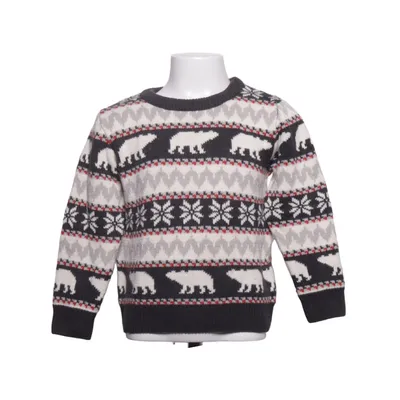 Julesweater (Sort, Hvid, Rød) fra Hatley Akryl, Bomuld