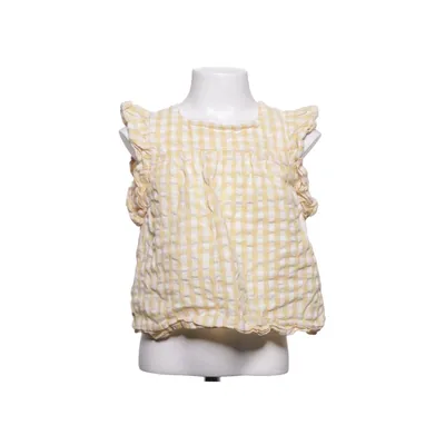 Topp (Gul, Vit) från Lindex Kids Bomull