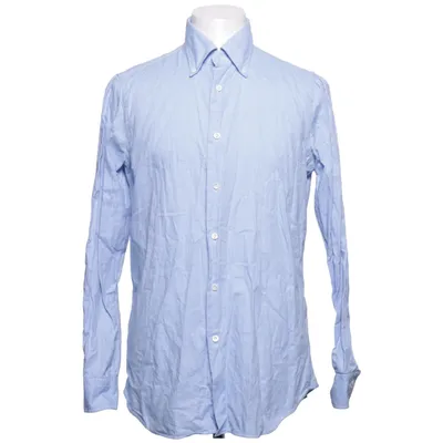 Buttondown-skjorta (Blå) från Mazzarelli