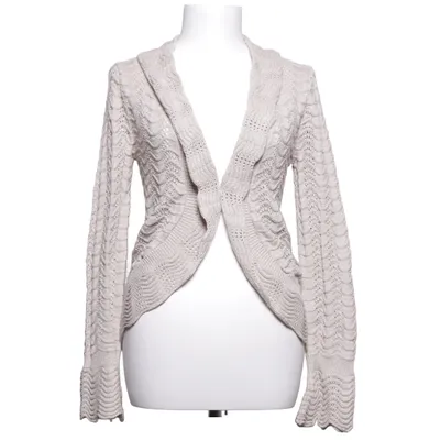 Cardigan (Beige) fra Created by Chic Bomuld, Polyester, Viscose