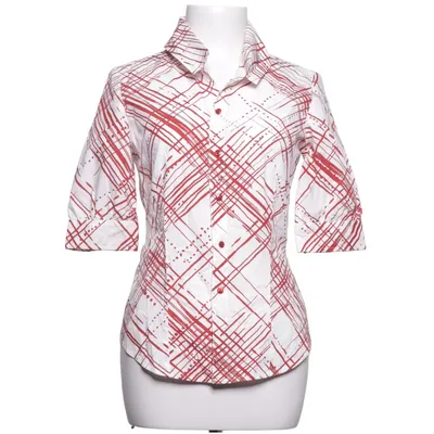 Korte mouwen shirt (Wit, Rood) van Mexx Katoen