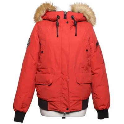 Winterjas (Rood, Zwart) van Bershka_BSKGIRL Polyester
