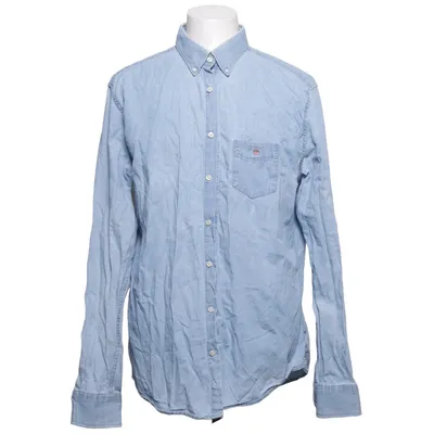 Jeansskjorta (INDIGO CHAMRAY FITTED) från GANT Bomull