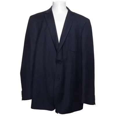Blazer (Blue) from Dressmann Polyester, Viscose, Wool