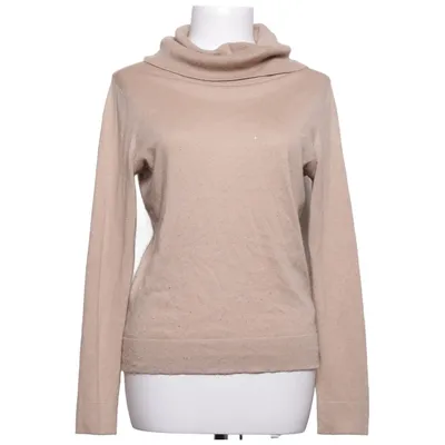 Pul à col roulé (Beige) de August Silk Cachemire, Polyamide, Soie