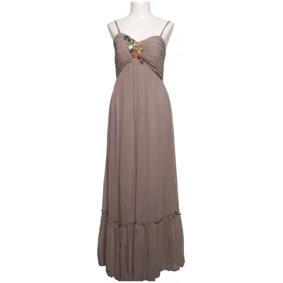 Maxi dress (Gray) from Azaka Polyester