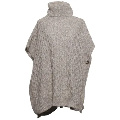 Poncho (Beige) von River Woods Acryl, Alpakawolle