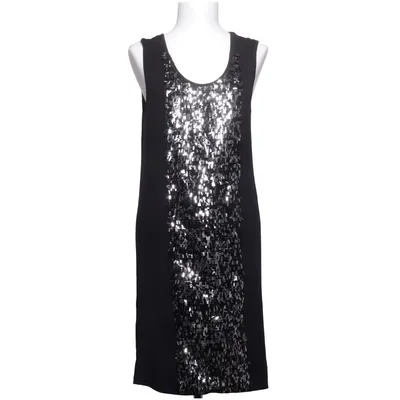 Robe de cocktail (Noir, Argent) de Malvin Élasthane, Polyester, Viscose