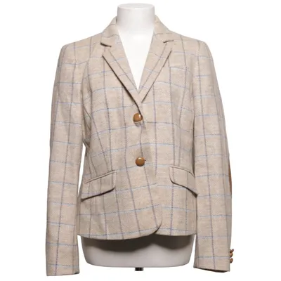 Blazer (Beige, Blau, Braun) von Newhouse Viskose, Wolle