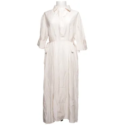 Robe chemise (Beige) de Reken Maar Polyester, Viscose