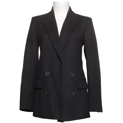 Blazer (Zwart) van Massimo Dutti Elastaan, Polyester, Viscose