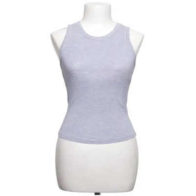 Tanktop (Blauw, Wit) van Brandy Melville Katoen, Elastaan, Viscose