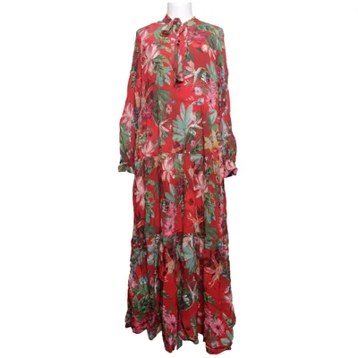 Robe longue (Rouge, Multicolore) de Gustav Viscose