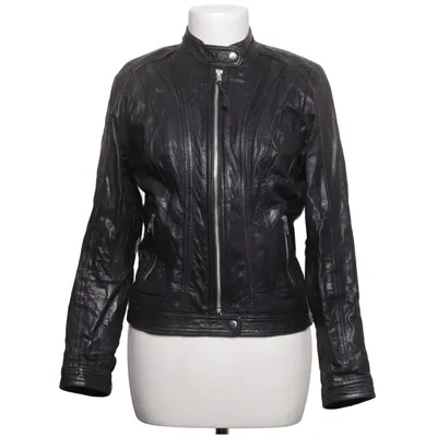 Veste en cuir (Noir) de Frontrow Coton, Cuir