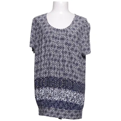 Top (Blue, White, Multicolored) from DJT Elastane, Viscose