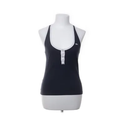 Tanktop (Blauw) van Lacoste Katoen, Elastaan