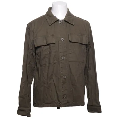 Överskjorta (Grön) från SANDÖ Bomull, Linne