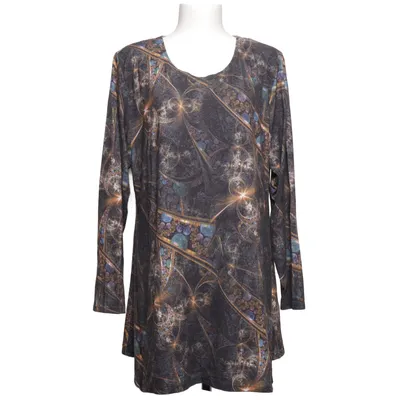 Long sleeve T-shirt (Black, Multicolored) from Leins'