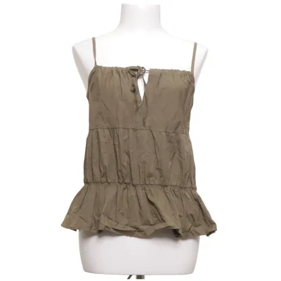 Tanktop (Groen) van Silver Katoen, Elastaan