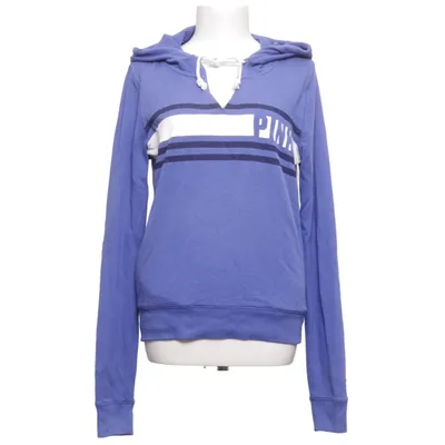 Sweat à capuche (Bleu, Blanc) de Pink Victoria's Secret Coton, Polyester