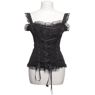 Corset (Noir) de Phaze Coton, Élasthane