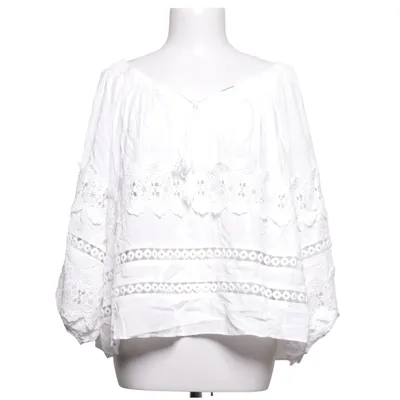 Blouse (Blanc) de Lucy Wang Viscose