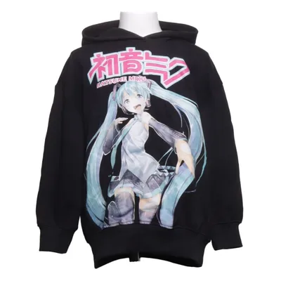 Capuchon sweater (Zwart, Meerkleurig) van Hatsune Miku Katoen, Polyester