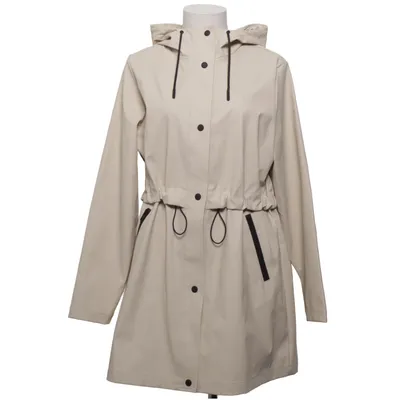 Regnfrakke (Beige) fra ONLY Polyester, Polyurethan