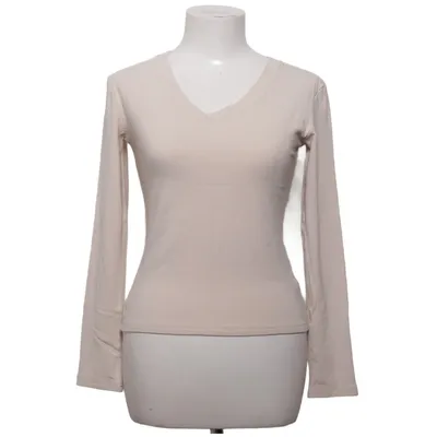 Langærmet t-shirt (Beige) fra MC Lorene Elastan, Viscose