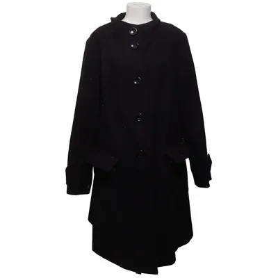 Manteau (Noir) de Evans Élasthane, Polyester, Viscose